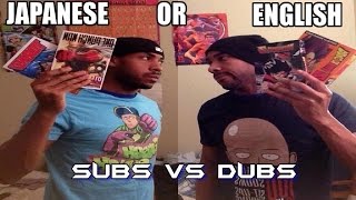 EVERY DUBBED vs SUBBED ANIME DEBATE!!!