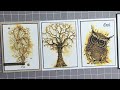Lavinia stamps get that pyrography look for your cards