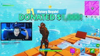 1 KILL = $100 DONATION from SUBSCRIBER in Fortnite: Battle Royale! (Fortnite Victory Royale)