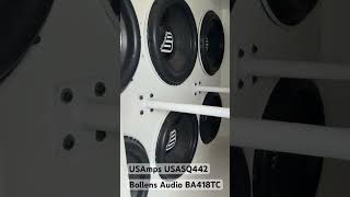 Usamps Usasq442 Running 6 Bollens Audio Ba418Tc Subwoofers. Astro Van With 11 6Th Order Bandp