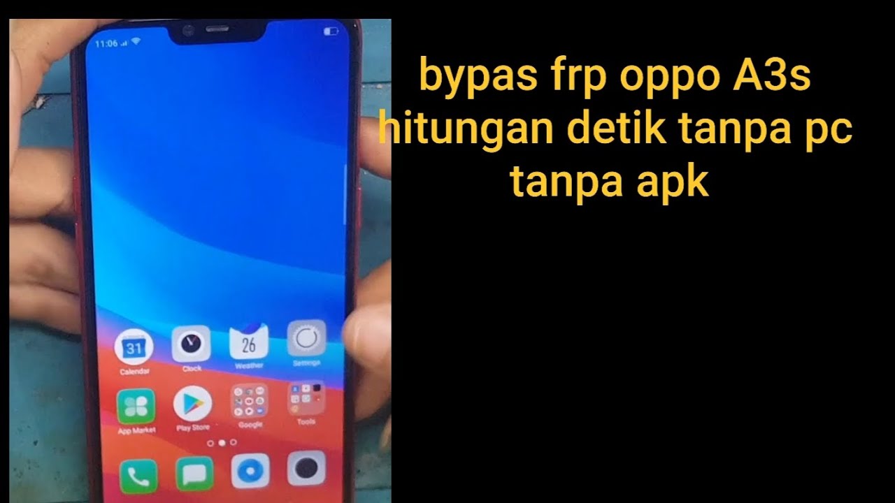 Bypass FRP Oppo A3s in seconds without PC without APK Bypass FRP Oppo A3s in seconds without PC without APK