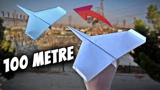 Kağıttan Uçak Yapımı Kolay 100 Metre