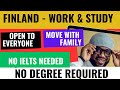WORK AND STUDY IN FINLAND || MOVE RO FINLAND WITH FAMILY