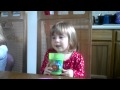 Alyssa singing Baa Baa Black Sheep