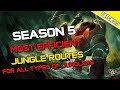 ✔ Season 5 - Quick Tip: The Red Side starting Jungle Route | League of Legends