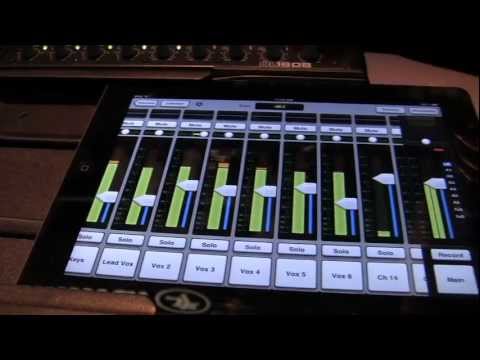 Sweetwater at Winter NAMM 2012 - Mackie DL1608 iPad Mixing System Overview