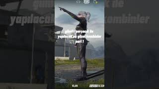 GÜMÜŞ PARÇACIKLA YAPILACAK KOMBİN #pubgmobile #pubg #pubgarabic #trending #trend