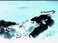 水墨画年賀状牛Ox 2009 Sumi Ink Paiting
