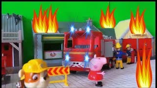 Fireman Sam's Best Episodes with Jupiter Fire Engine, Peppa Pig and Paw Patrol