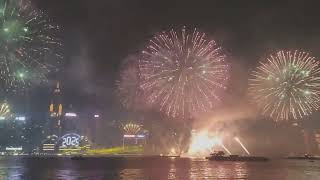 Hongkong New Year Fireworks