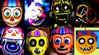 10 BALLOON BOY JUMPSCARES! | FNAF Fan Games | IULITM