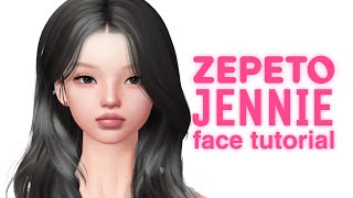Zepeto face tutorial | Jennie | No custom pro