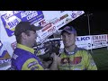 World of Outlaws STP Sprint Car Series Victory Lane from Cornwall Motor Speedway