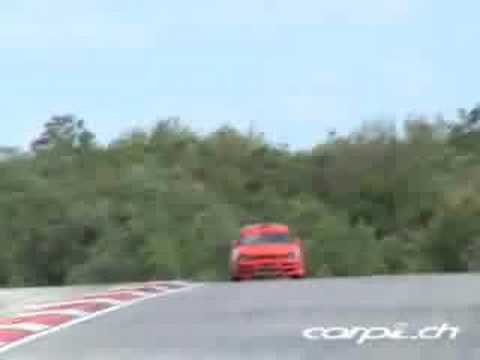 VW Golf VR6 twinturbo 0400m onboard with an amazing VR6