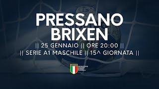 Serie A1M [14^]: Pressano - Brixen 30-25