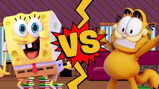 M.u.g.e.n Battles Spongebob Squarepants Vs Garfield