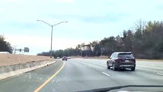 Interstate 695, Drive From Exit 23 To Exit 12, Baltimore Beltway, Maryland