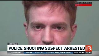 Police shooting suspect arrested
