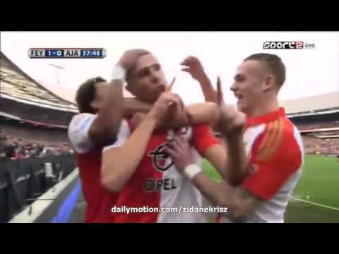 1 0 Sven van Beek Amazing Goal   Feyenoord v  Ajax Amsterdam 08 11 2015