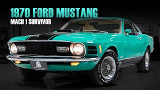 Original 1970 Ford Mustang Mach 1 Survivor