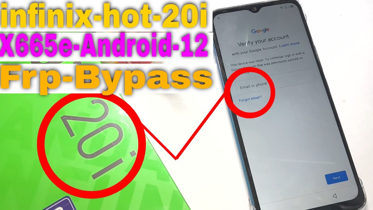 Infinix Hot 20i (X665e ) Frp Bypass | Infinix Hot Infinix Hot 20i (X665e ) Frp Bypass | Infinix Hot