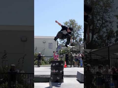 BEST TRICK OVER THE CAN AT CHERRY PARK DONNY HIXSON #SHORTS