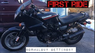 Kawasaki Ninja 500 First 1St Ride 1991 Ninja Ex500500R