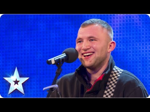 Robbie Kennedy with his acoustic guitar singing 'Iris'- Week 3 Auditions | Britain's Got Talent 2013 Robbie Kennedy with his acoustic guitar singing 'Iris'- Week 3 Auditions | Britain's Got Talent 2013