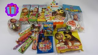 Set Masha And The Bear Kinder Surprise Набор Маша И Медведь Киндер Сюрприз