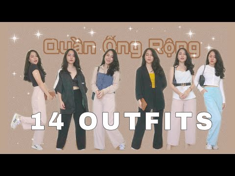 14 CÁCH PHỐI ĐỒ VỚI QUẦN ỐNG RỘNG (P2) 🍑 Thiều Huyên 🍑
