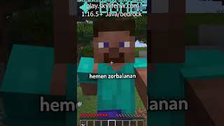 Minecraft Sunucusunda Ki Zorblanan Oyuncuya Yardım Ettim