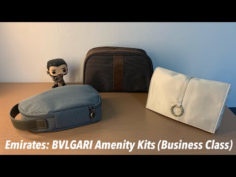 Emirates: BVLGARI Amenity Kits (Business Class)