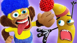 Monkeys Love Bananas | D Billions Kids Songs