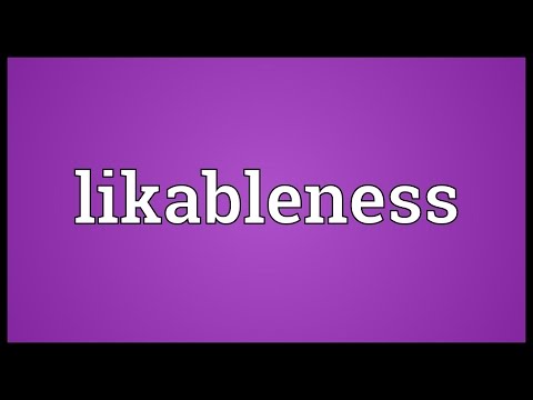 Header of likableness
