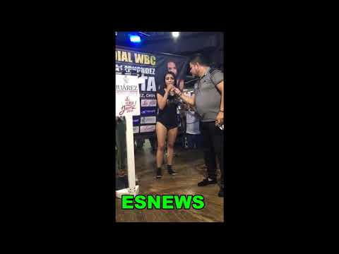 Mexico - pretty female fighters faceoff weigh in EsNews Boxing