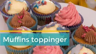 Muffins topping: 3 nydelige varianter av samme base