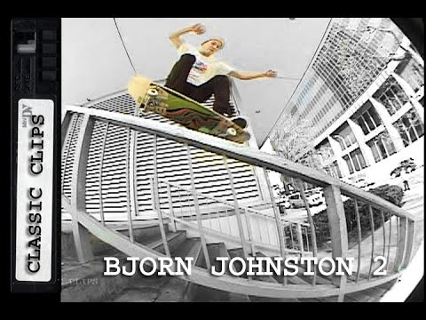 Bjorn Johnston Skateboarding Classic Clips #161 Part 2