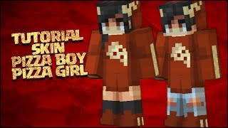 Tutorial Skin Pizza Boypizza Girl Pixel Gun 3D - Free Copy