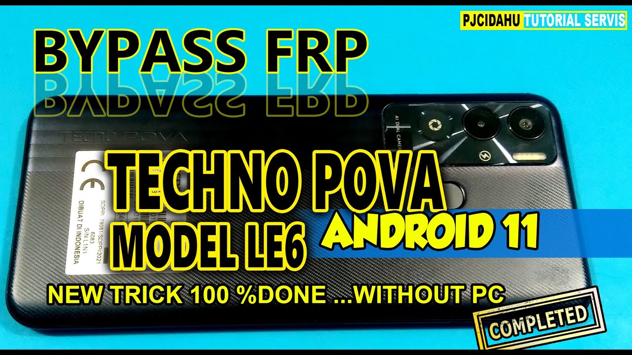 How to Bypass FRP Google Account Techno Pova LE6 Android 11 How to Bypass FRP Google Account Techno Pova LE6 Android 11