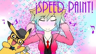 Wallpaper Hipster Music Anime | Speed Paint | Lucy nyu Asriel ??