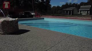 Exposed Aggregate Around the Pool