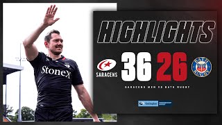 Alex Goode Signing Off With A W Saracens Men Vs Bath Rugby Premiership Rugby Highlights
