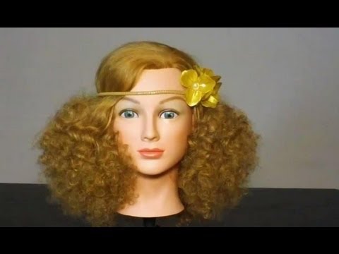 Прическа для средних волос. Curly hairstyles for medium long hair tutorial