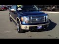 ► 2010 Ford F-150 Lariat 4x4 SuperCrew Dark Blue Pearl
