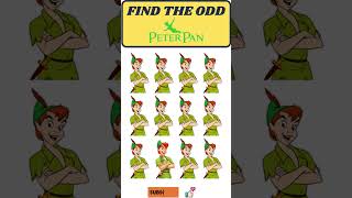 Find The Odd Peterpan Test Your Observance