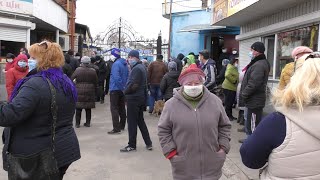 Видео Лебединці мітингували проти закриття продовольчого ринку от Лебединська міська рада, Лебедин, Украина