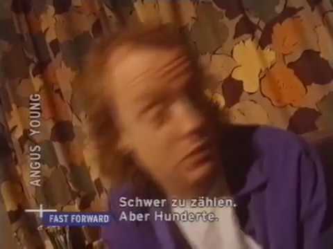 Angus Young being interviewed by Charlotte Roche Part 1 youtubecom Part 2