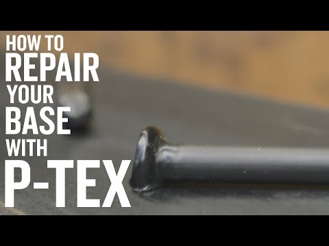 How To Repair Your Ski And Snowboard Base With P-Tex