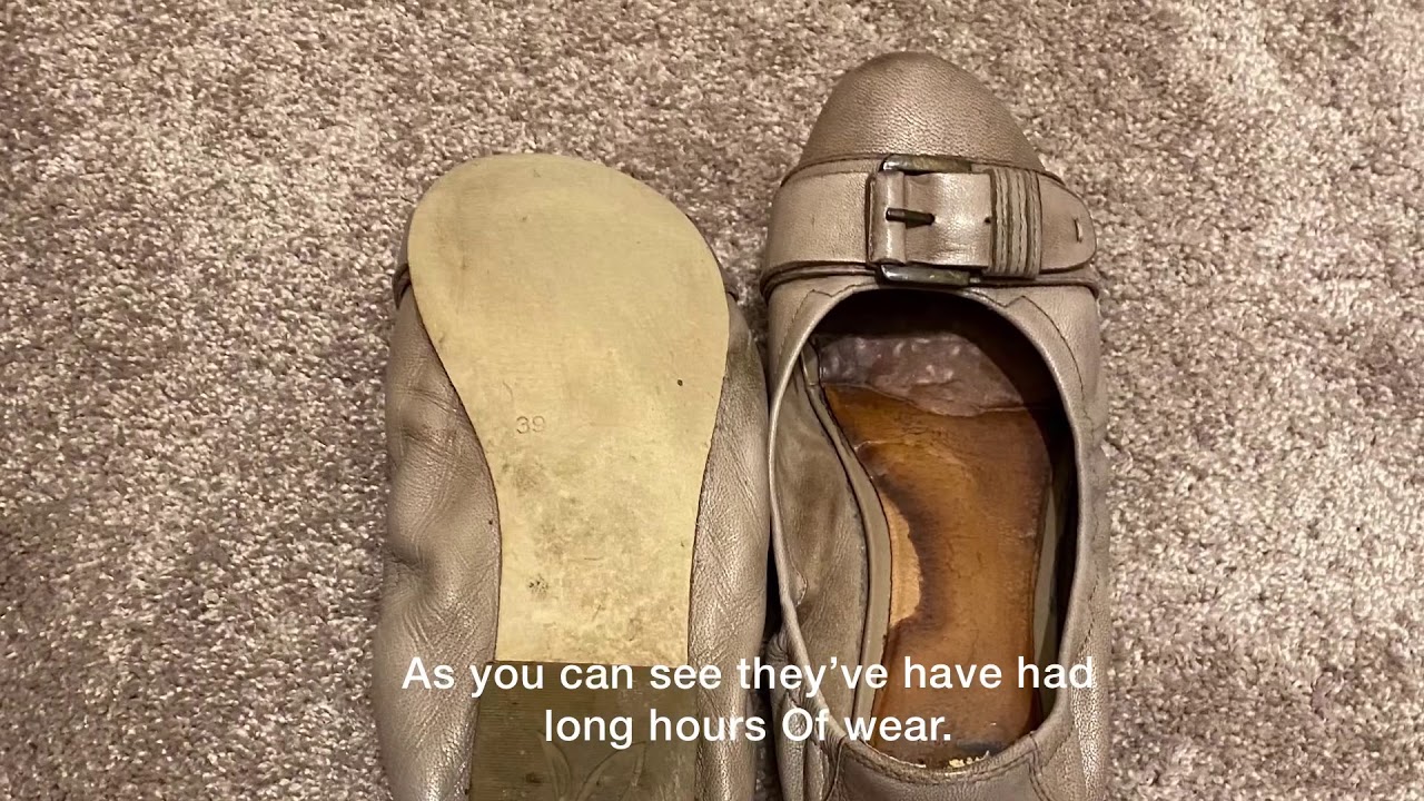 Well worn womens shoe fetish