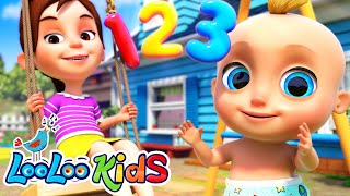 1,2,3 Play With Me | Playing In The Backyard - Looloo Kids Nursery Rhymes And Kids Songs